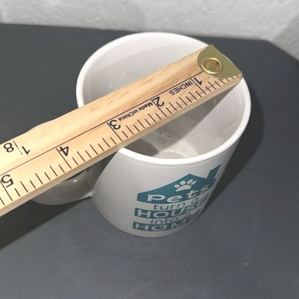 Pets Turn A House Into A Home Ceramic Coffee Mug - Picture 5 of 5
